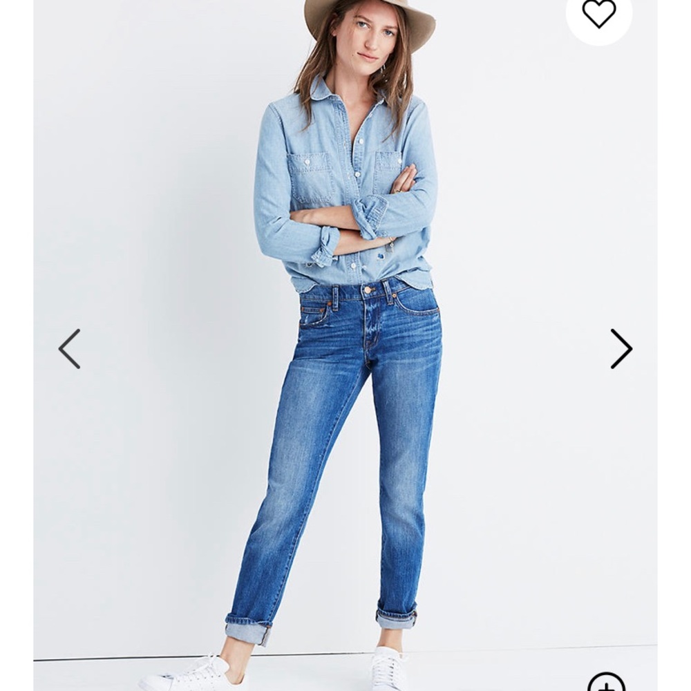 Madewell slim boyjean in Walton wash 24